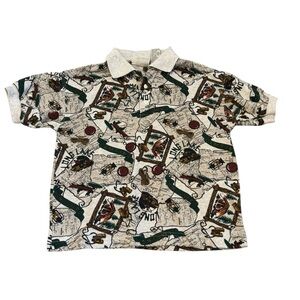 Vintage TFW Kidz nature theme polo